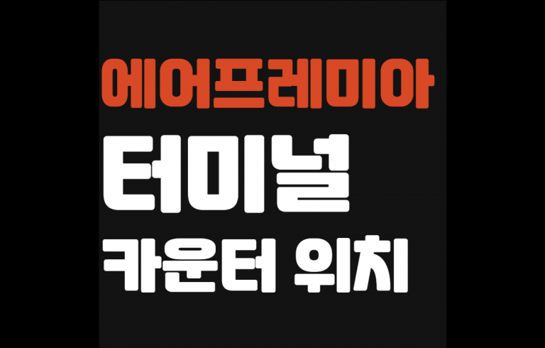 에어프레미아 터미널